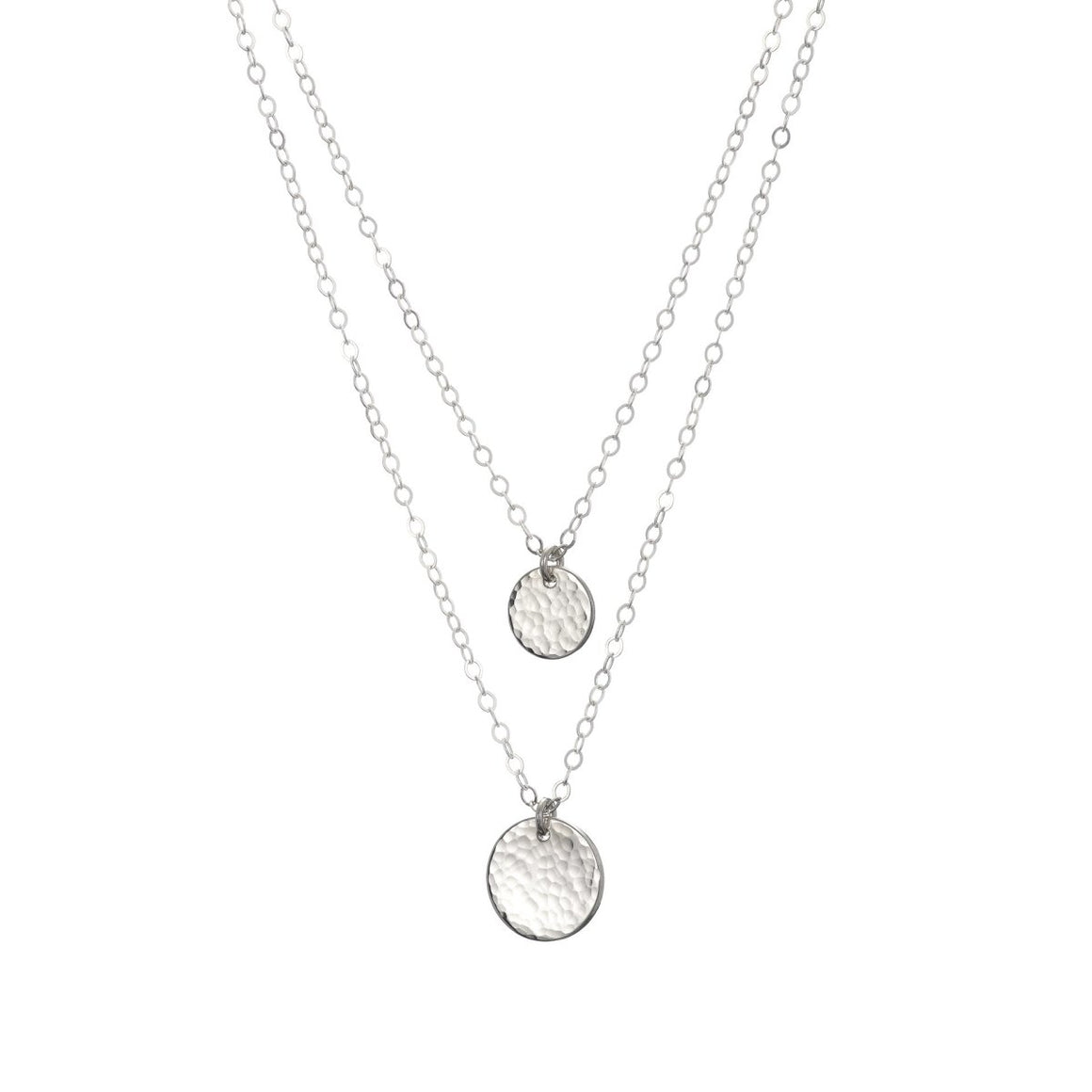layered-silver-discs-necklace-