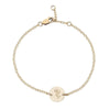Lily disc bracelet gold - Lulu + Belle Jewellery