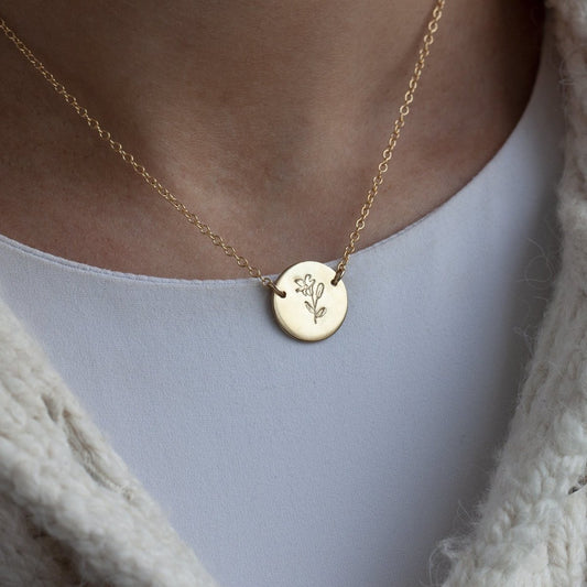 Lily personalised chain gold - Lulu + Belle Jewellery