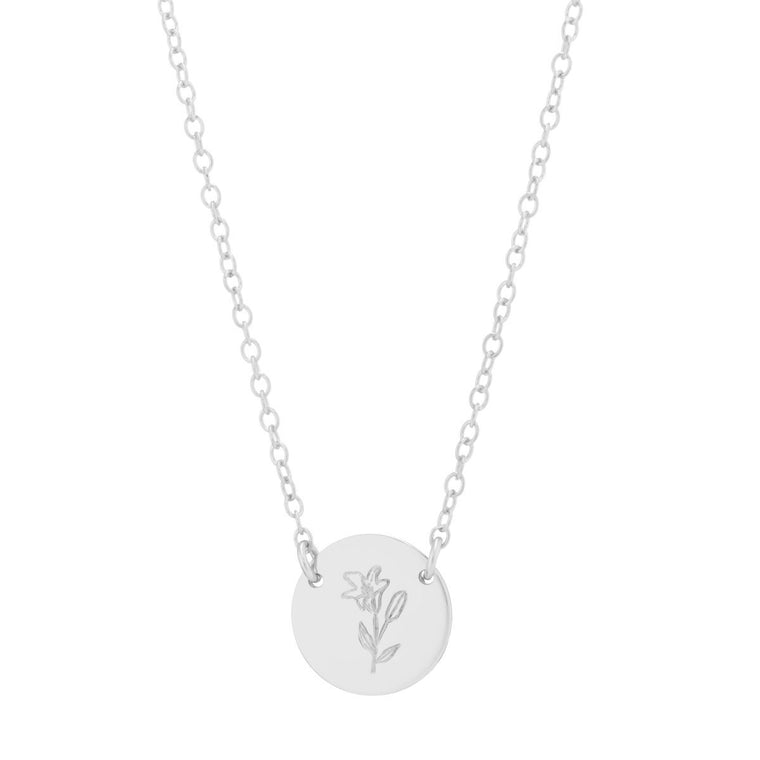 Lily personalised chain silver - Lulu + Belle Jewellery