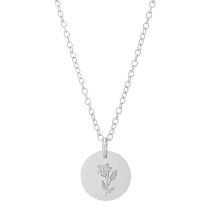 Lily personalised necklace silver - Lulu + Belle Jewellery