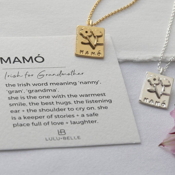 MAMÓ Necklace - Necklace For Grandmother Gold - Lulu + Belle Jewellery