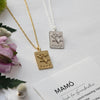 MAMÓ Necklace - Necklace for Grandmother Silver - Lulu + Belle Jewellery