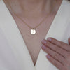 Medium 9kt Solid Gold Initial Necklace - Lulu + Belle Jewellery