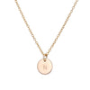 Medium Gold Initial Necklace - Lulu + Belle Jewellery