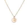 Medium Gold Initial Necklace - Lulu + Belle Jewellery