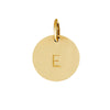 Midi 9kt Solid Gold Initial Disc - Lulu + Belle Jewellery