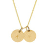 Midi 9kt Solid Gold Initials Necklace - Lulu + Belle Jewellery