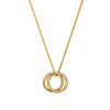 'Our Lives Intertwined' - 9kt Gold Interlinking Circles Necklace - Lulu + Belle Jewellery