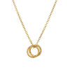 'Our Lives Intertwined' - Interlocking Circles Chain Gold - Lulu + Belle Jewellery