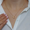 'Our Lives Intertwined' - Interlocking Circles Chain Gold - Lulu + Belle Jewellery