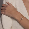 Personalised Disc Bracelet in Gold - Lulu + Belle Jewellery