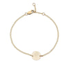 Poppy disc bracelet gold - Lulu + Belle Jewellery
