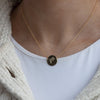 Poppy flower necklace silver - Lulu + Belle Jewellery