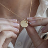 Poppy initial necklace silver - Lulu + Belle Jewellery