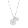 Poppy initial necklace silver - Lulu + Belle Jewellery