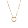 Rolled Gold Dainty Karma Necklace - Lulu + Belle Jewellery