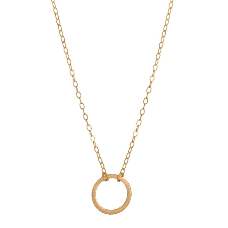 Rolled Gold Karma Necklace - Lulu + Belle Jewellery