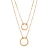 Rolled Gold Layered Karma Necklace - Lulu + Belle Jewellery
