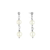 SARA Dainty Pearl Drop Earrings Gold or Silver - Lulu + Belle Jewellery