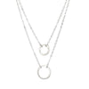 Silver Layered Karma Necklace - Lulu + Belle Jewellery
