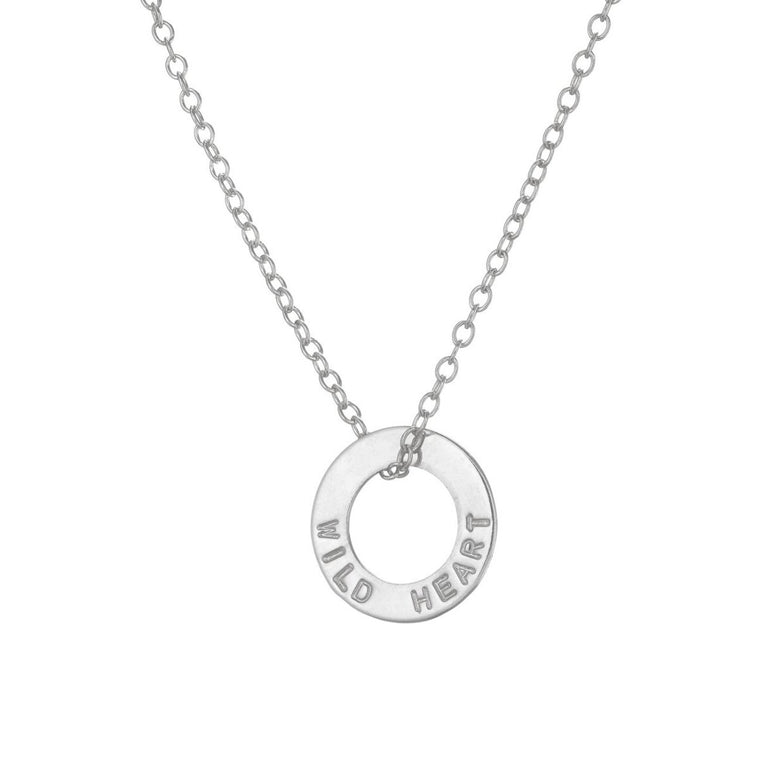 Silver Message Personalised Necklace - Lulu + Belle Jewellery