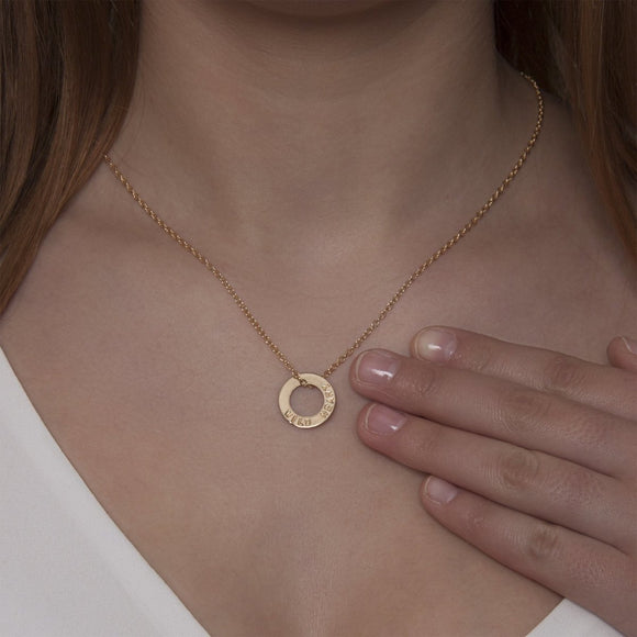 Silver Message Personalised Necklace - Lulu + Belle Jewellery