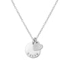 Silver Midi Name Necklace + Heart - Lulu + Belle Jewellery