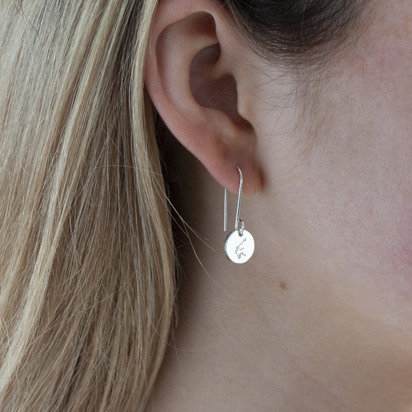 Silver Constellation Earrings - Lulu + Belle Jewellery