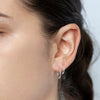 Slim Dainty Silver Hoops - Lulu + Belle Jewellery