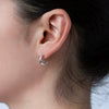 Small Chunky Silver Hoops - Lulu + Belle Jewellery