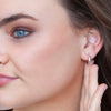 Small Chunky Silver Hoops - Lulu + Belle Jewellery