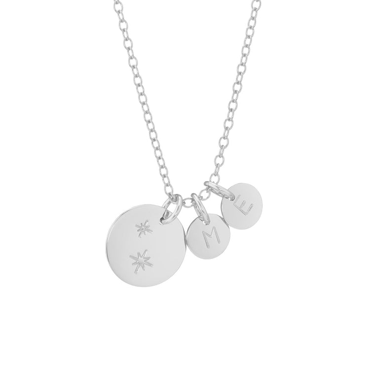 Star family necklace silver - Lulu + Belle Jewellery