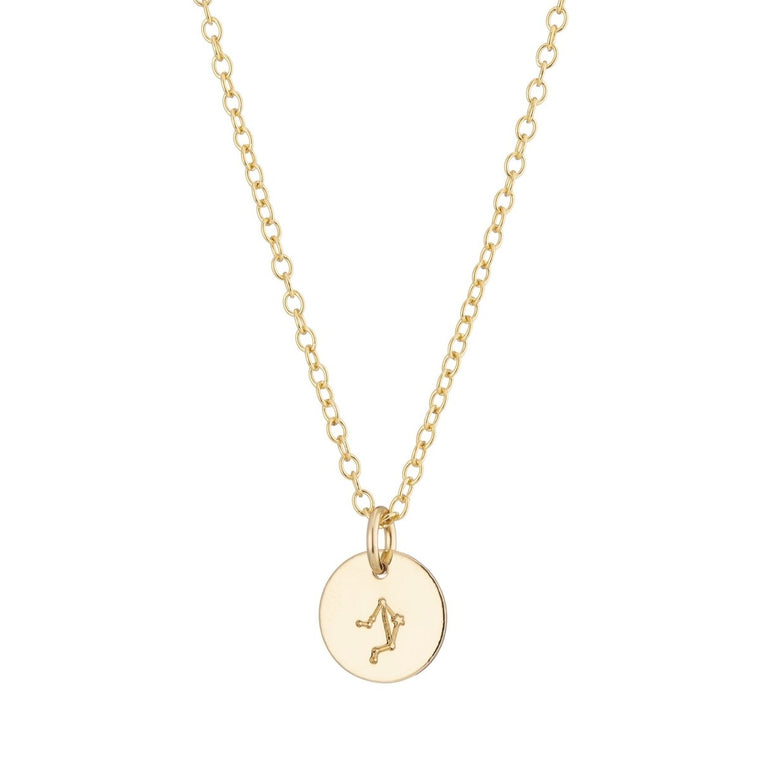 Star sign constellation necklace gold - Lulu + Belle Jewellery