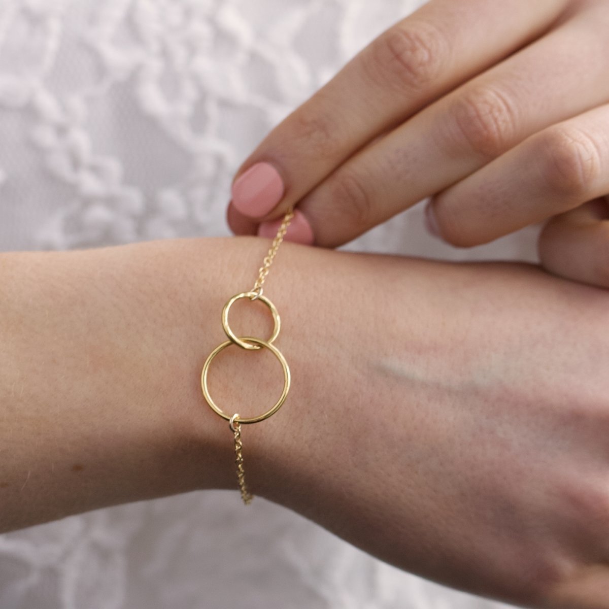 Grab Now Gold Plated Diamond Haathphool Ring Bracelet