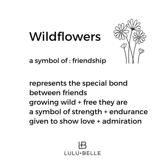 Wildbunch flower necklace silver - Lulu + Belle Jewellery