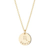 Zodiac Name Necklace Gold - Lulu + Belle Jewellery